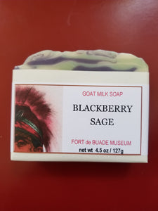 Blackberry Sage Goat Milk Bar Soap