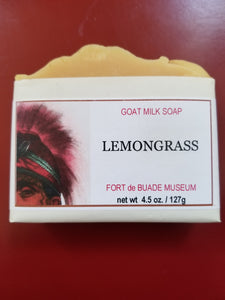 Lemongrass Goat Milk Bar Soap