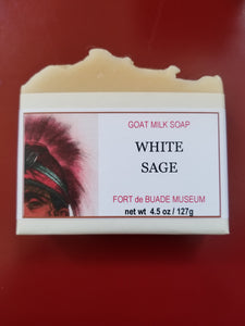 White Sage Goat Milk Bar Soap